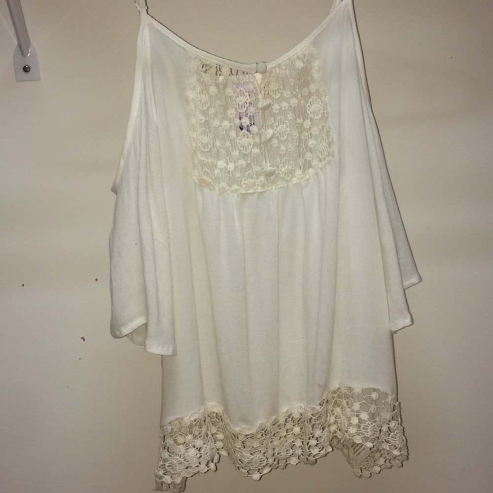 Lace white top!!!